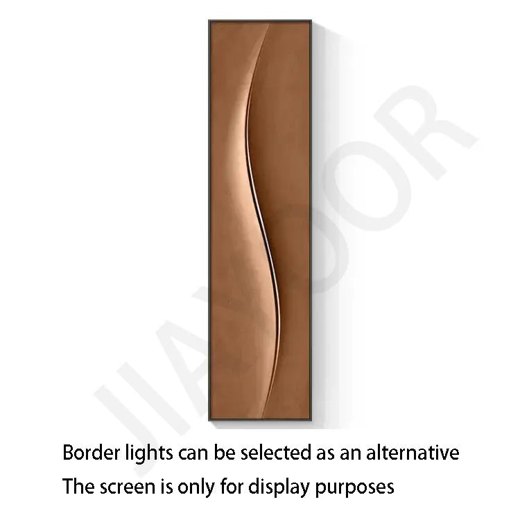 Modern Light Luxury Corridor Hanging Painting Interior Entrance Decoration  Simple Abstract Long Strip Vertical LED Wall Lamp