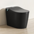 Modern Luxury Auto Sensor Flush European Bathroom Ceramic Automatic Wc Black Smart Toilet