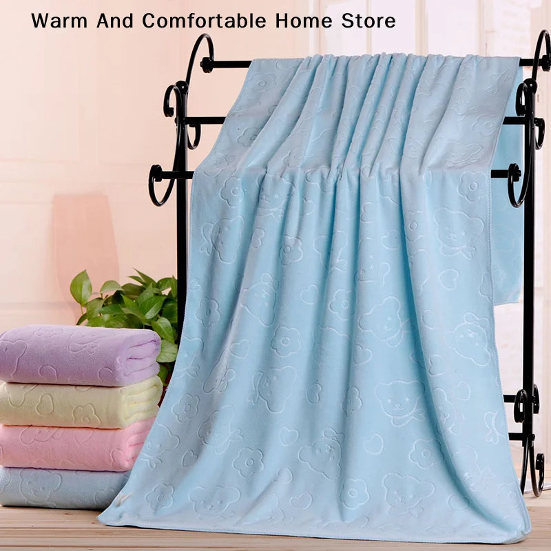 【SE】Microfiber Bath Towel Water Absorbent Quick-Drying Super Large Bath Towel Soft Towel Luxury Towel Unisex Home Use