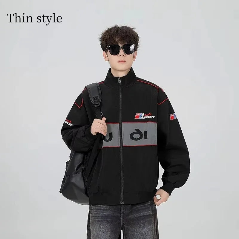2026 New Audi Logo Jacket - Motorcycle Racing Suit - Motorcycle Riding Jacket for Men - Jacket