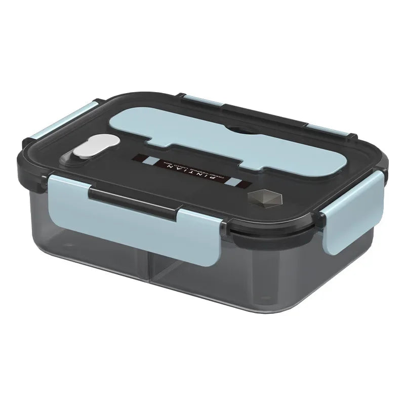 Transparent Lunch Box for Kids Food Storage Container with Lids Leak-Proof Microwave Food Warmer Snacks Bento Box Japanese Style