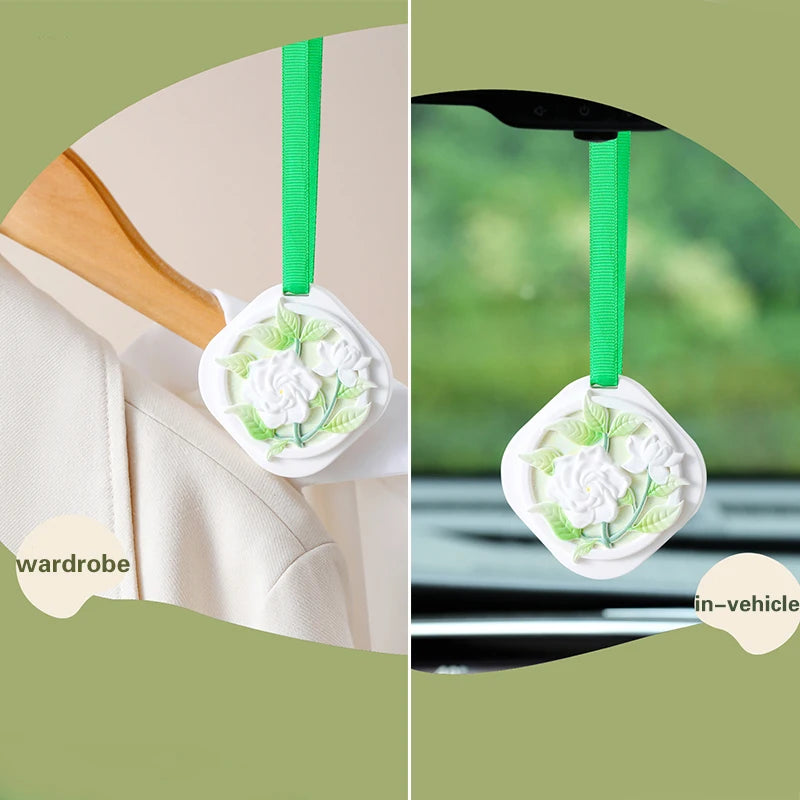 Plant Aroma, Aromatherapy Gypsum Sheet, Household Wardrobe Aroma Hanging Decoration, Car Solid Perfume Fragrance