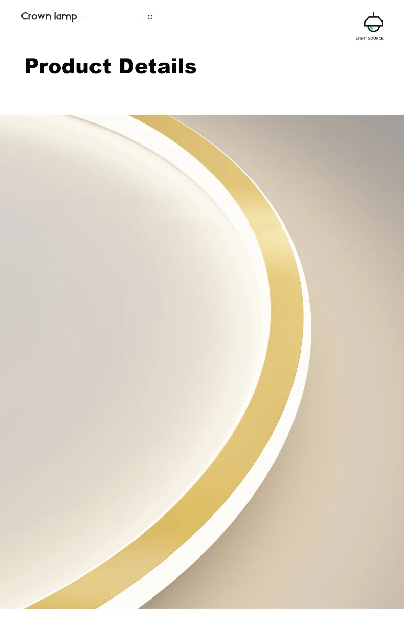 Modern LED Room Decoration Ring Ceiling Light Living Room Bedroom Dining Room Ceiling Lamp Indoor Lighting Decorative Lamps