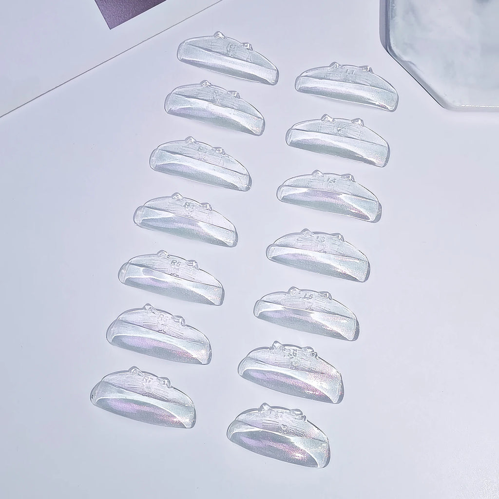 PERMANIA New 7 Pairs Silicone Eyelash Perm Pad Sticky Lashes Rod Shield Lifting 3D Eyelash Curler Accessories Health Beauty Tool