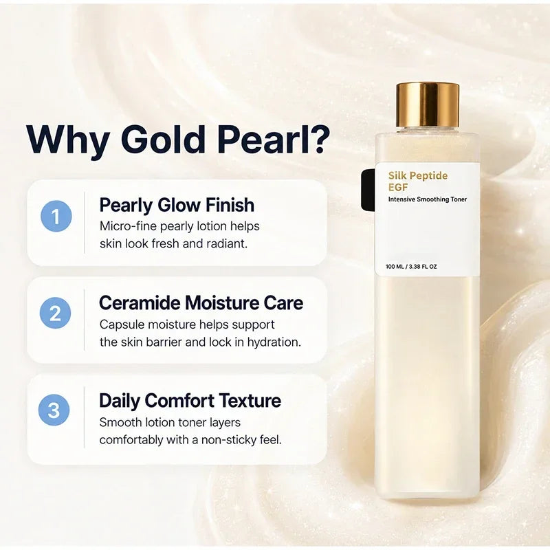 Silk Peptide & EGF Softening Toner Deeply Moisturizes Refreshing Texture Improves Rough Skin Softens Dull Liquid Korea Skincare