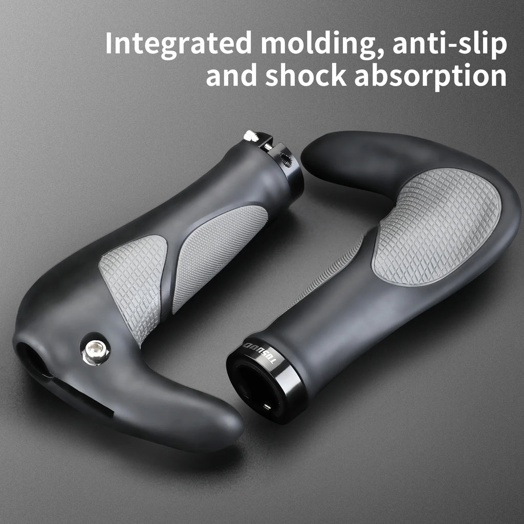 TOSUOD Bicycle Handlebar Grips Ergonomic Design Bionic Gecko Palm Texture Non-Slip Shock-Absorbing Bike Handlebar Grips Cycling Accessories