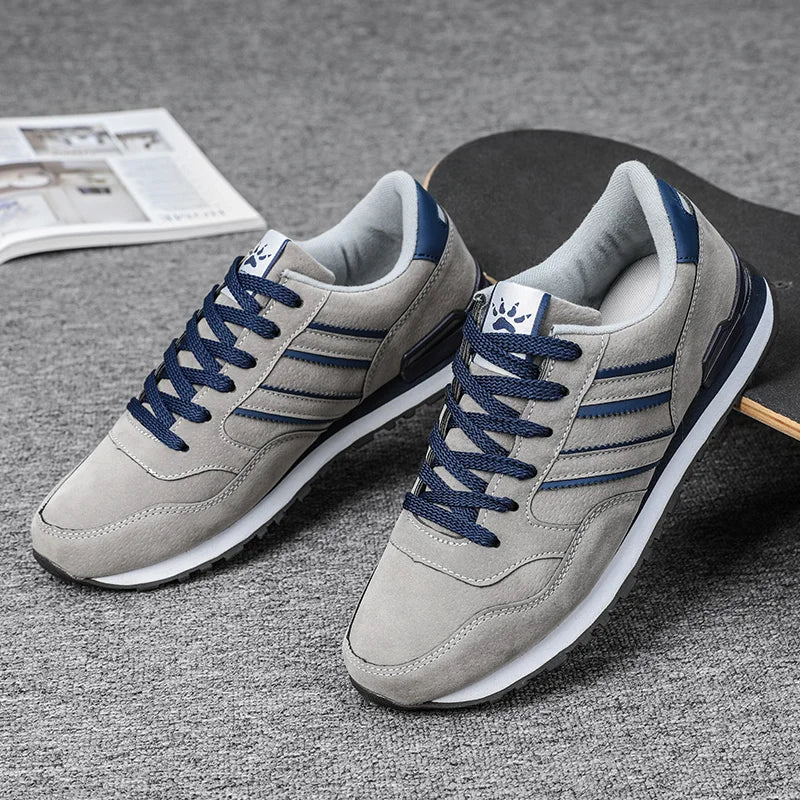 Men's and Women's Shoes Spring and Summer Leather Breathable Forrest Gump Shoes Men's Sports and Leisure Travel Running Shoes Me