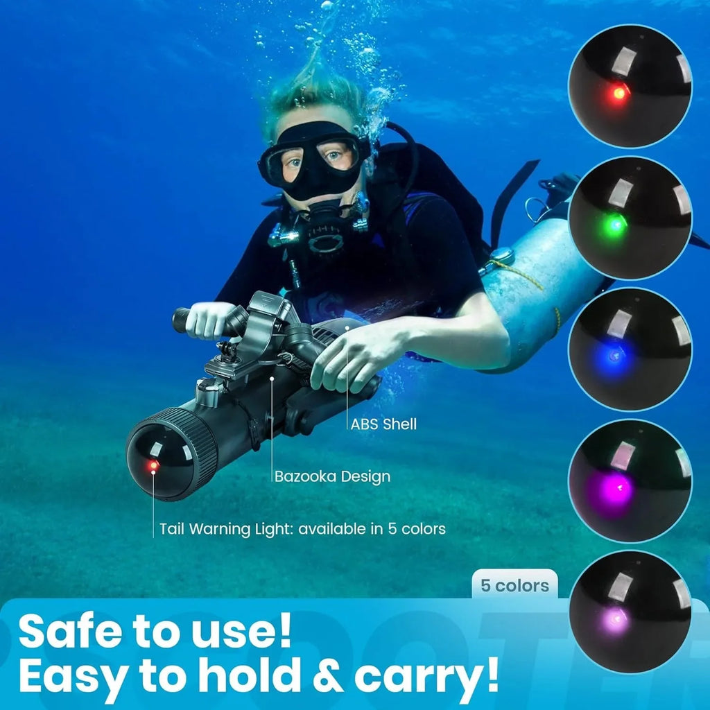 CAMOLECH Underwater Scooter 16000mAh Electric Fin Propeller SUP Motor Booster Water Scooter