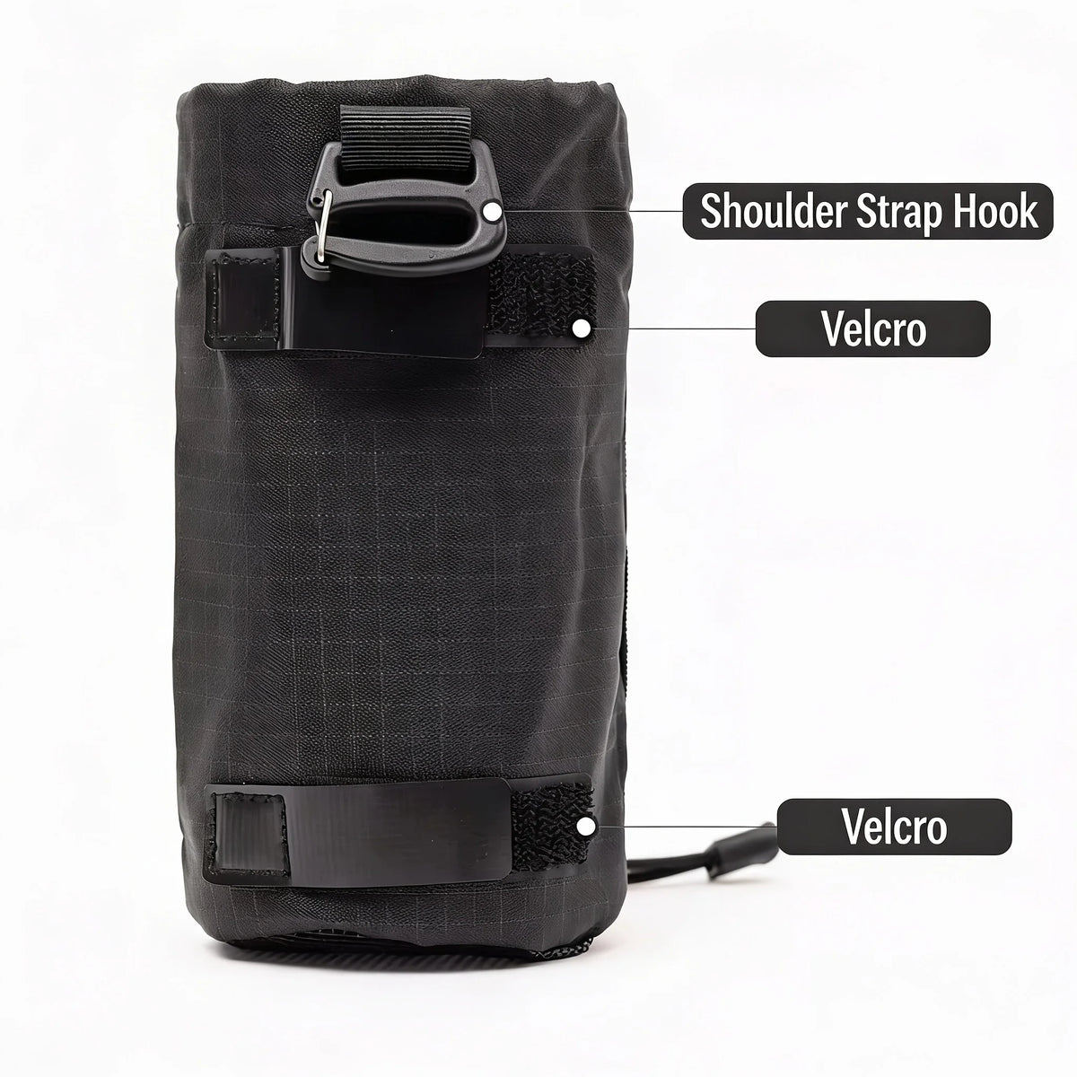Multifunctional Outdoor Waist Pack for Water Bottle with Secure Hook Design Breathable Durable for Hiking Camping Unisex