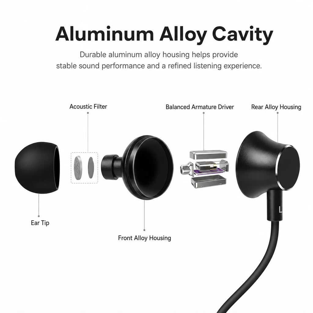 Bluetooth Earphones Wireless In-Ear Sport Headset, 100H Playtime, 800mAh Battery, Built-in Mic, Type-C Charging, Neckband Design
