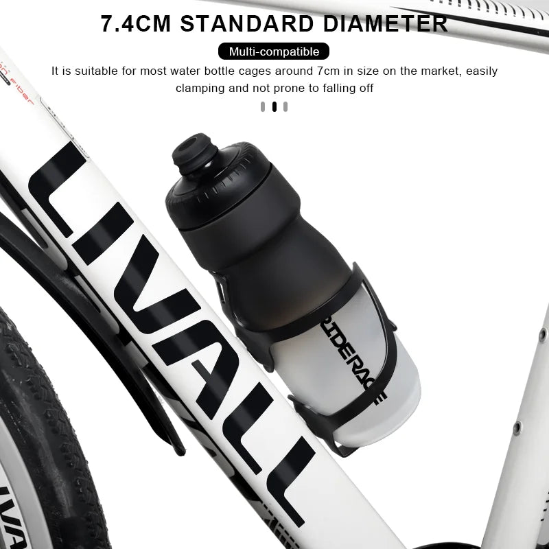 Cycling Water Bottle PP5 Taste-Free Lightweight Outdoor Sports Squeeze Kettle Bicycle Water Bottle Portable Bike Drink Cup
