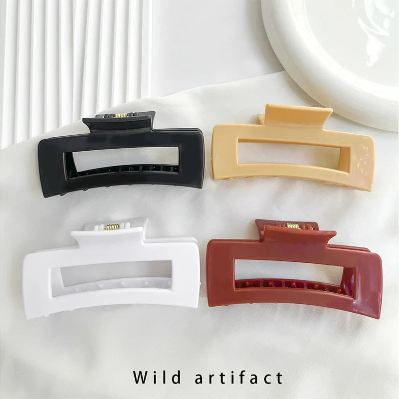 Safe and Soft Silicone Shark Clip Anti-collision Protection Head Anti-fall Women's Hair Clips Accessories for Women Korean