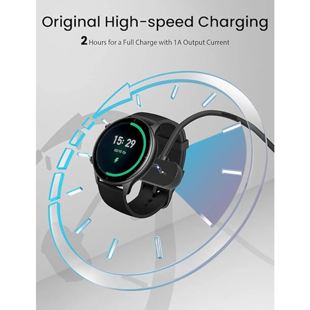 Replacement charger suitable for Amazfit GTS 2, GTS 2e, GTR 2, GTR 2e USB smart charger charging dock
