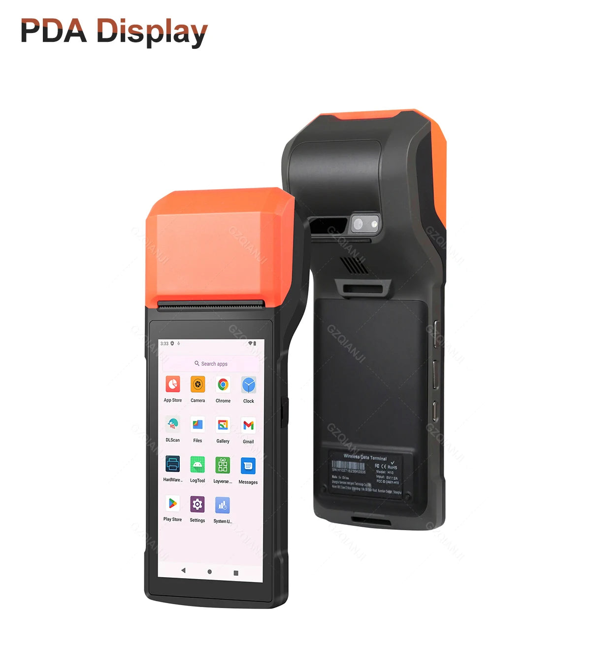 Handheld POS Android 13 Bluetooth Wifi, 2D Barcode Scanner optional, Built-in 58MM Thermal Receipt Printer For Business,Store