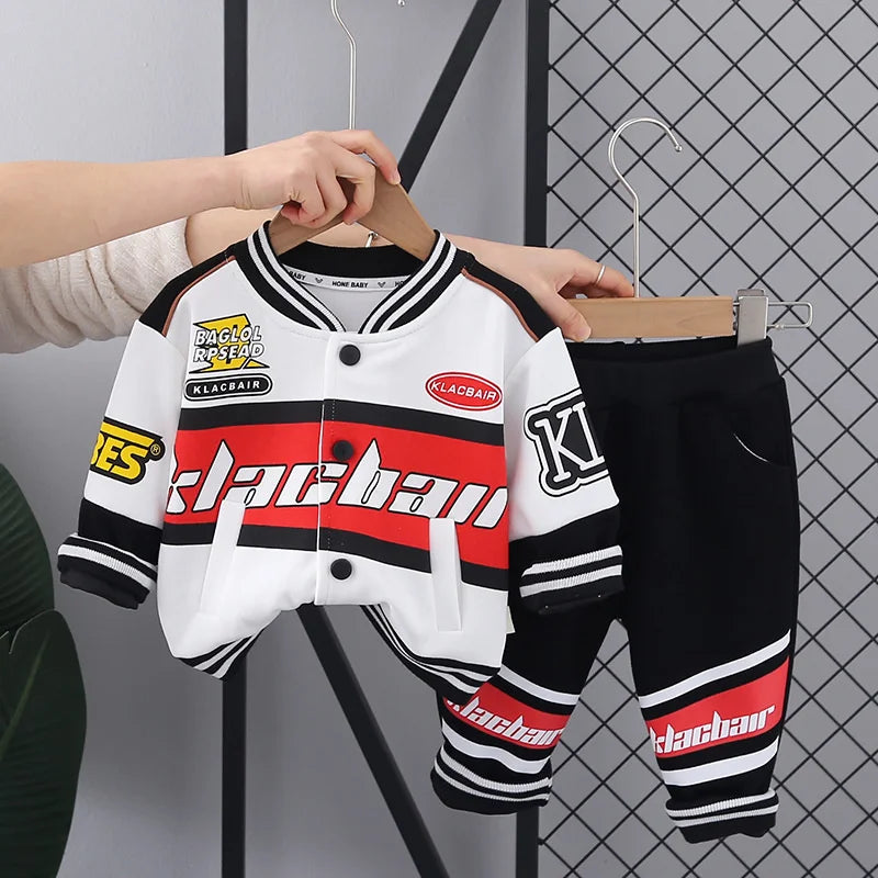 New Spring Autumn Children Girls Outfits Baby Clothes Boys Sports Jacket Pants 2Pcs/Sets Toddler Casual Costume Kids Tracksuits