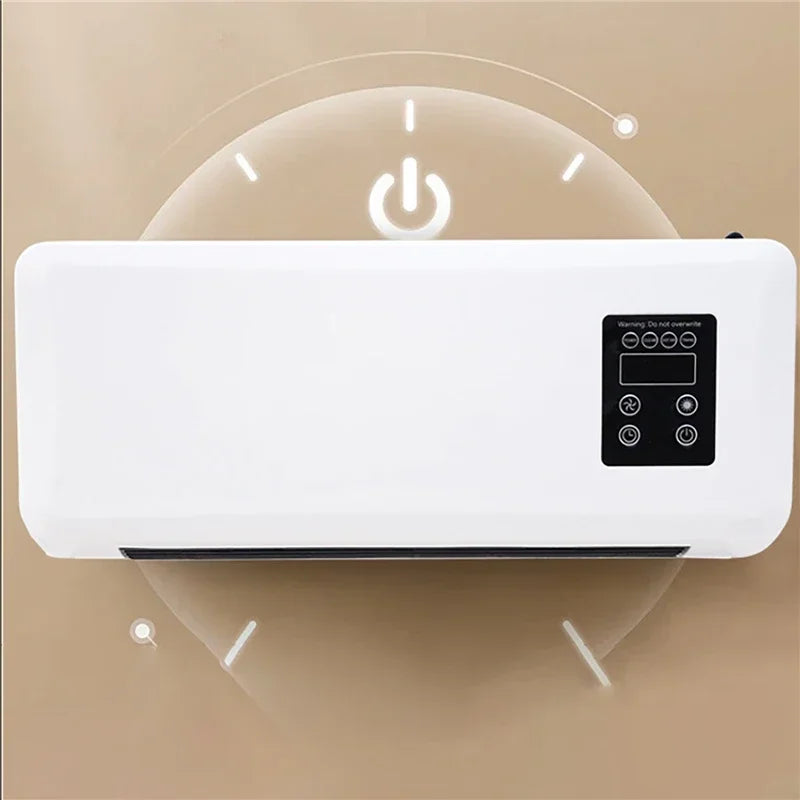 Portable Wall-Mounted Split Air Conditioner Dual-Purpose Heating And Cooling Air Conditioner with Remote Control for Apartment