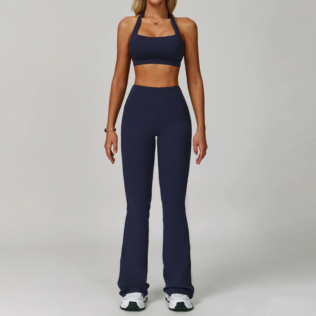 2Pcs Sets Women's Tracksuit Fitness Clothes Yoga Sets Sportswear Workout Bra High Waist Leggings Set Gym Clothing Sports Suits