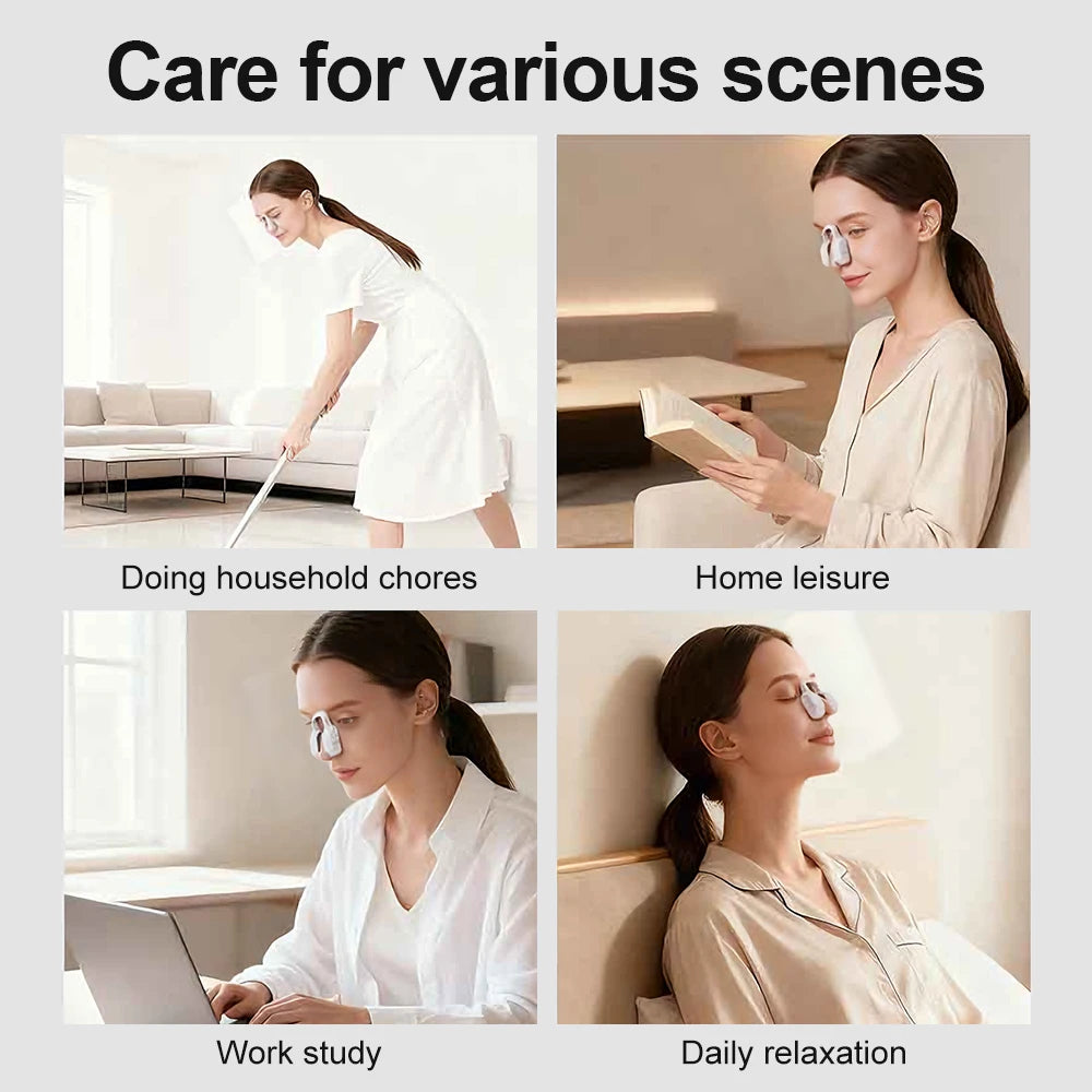 Beauty Nose Shaper Clip Microcurrent Pulse Vibration High Bridge Nose Sculpting Massager Nose Up Lifter Massage Tool