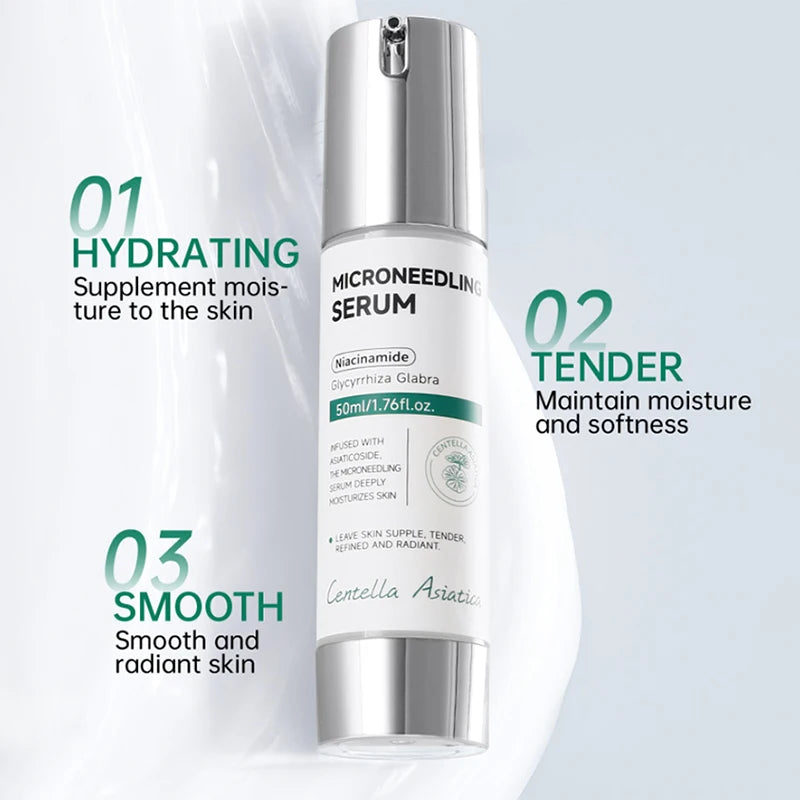 Niacinamide Centella Asiatica Microneedle Essence, Repair Skin Barrier Moisturizer Nourish For All Skin Types Korean Skincare