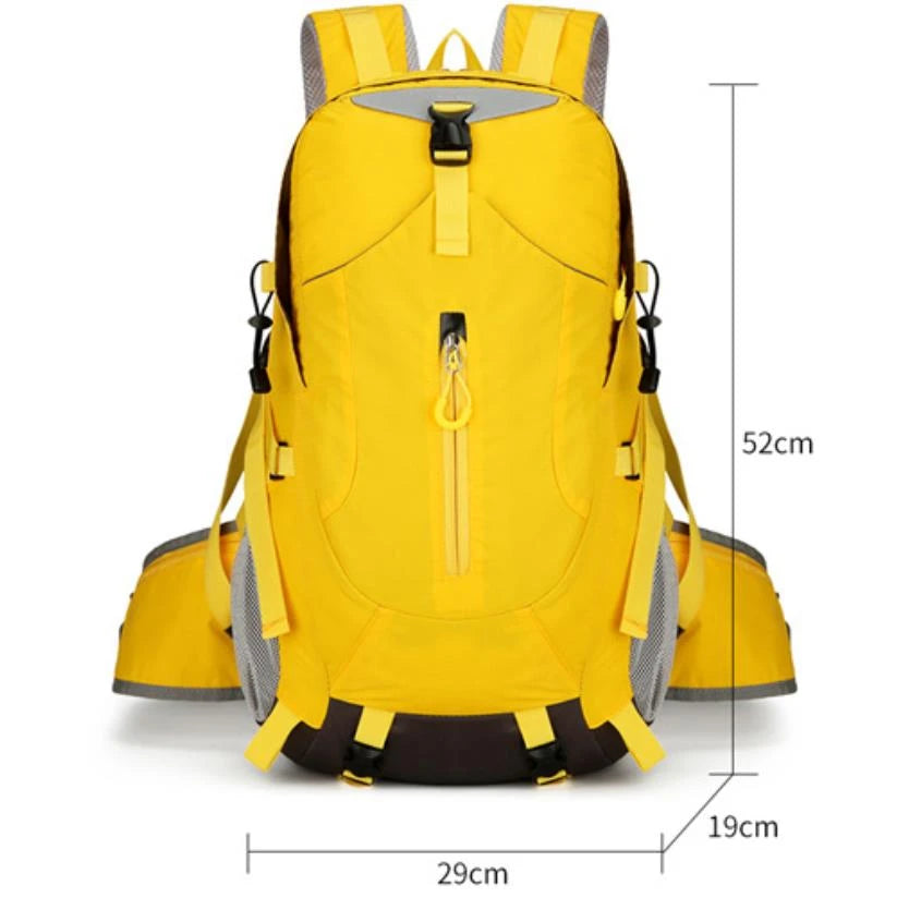 Outdoor Mountaineering Bag Men's Large Capacity Travel Bag Waterproof Hiking Scratch-resistant Wear-resistant Sports Backpack