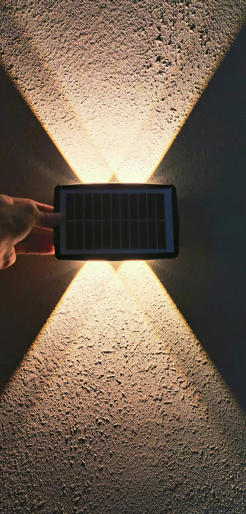 Solar Wall LED Light Outdoor Garden Decoration Wall Lamp High Brightness Up And Down Luminous Lighting Outdoor Solar LED Lamp