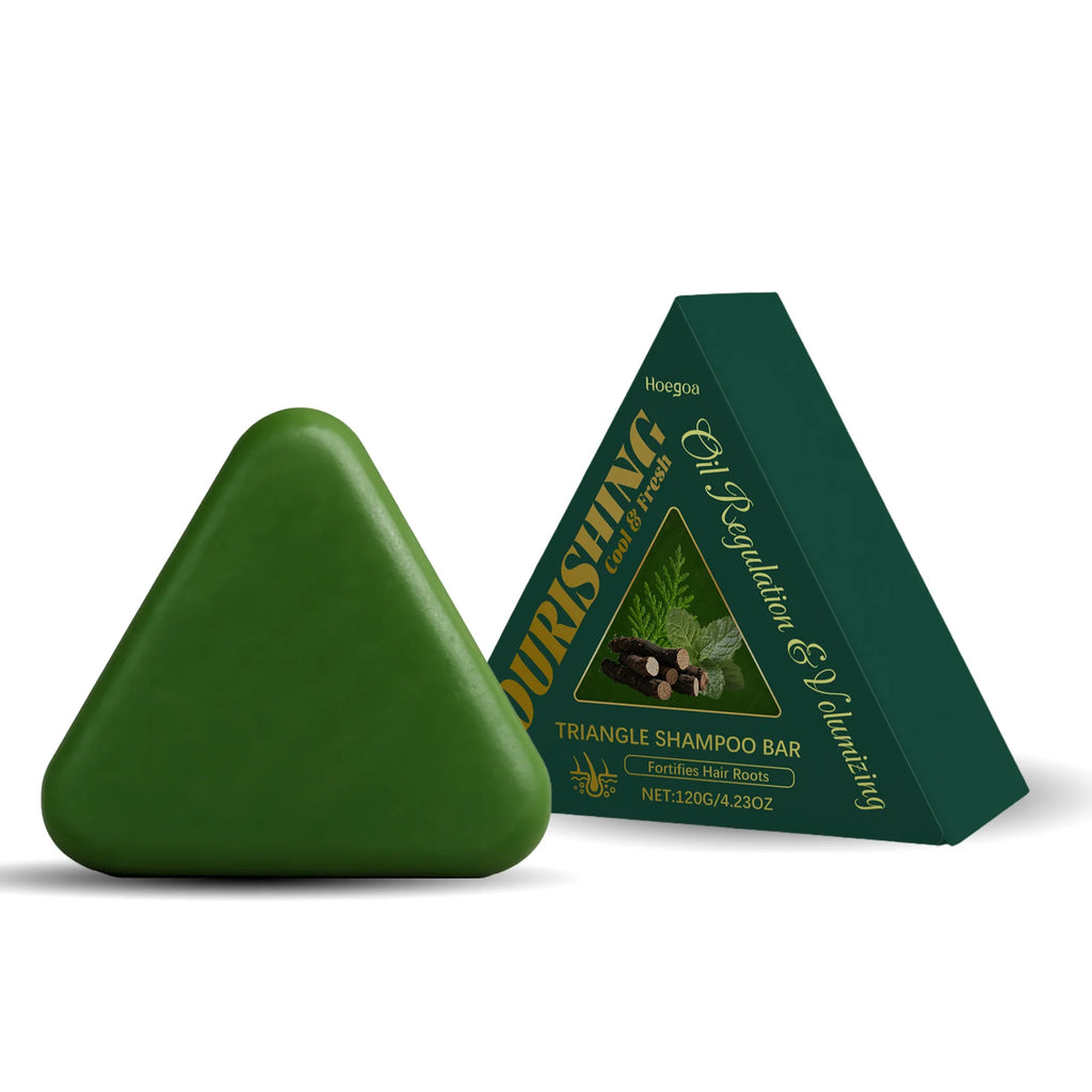 Cypress Leaf Usman Grass Shampoo Soap Hair Growth Strengthen Root Improve Weak Brittle Hair Oil Control Nourishing Shampoo Soap
