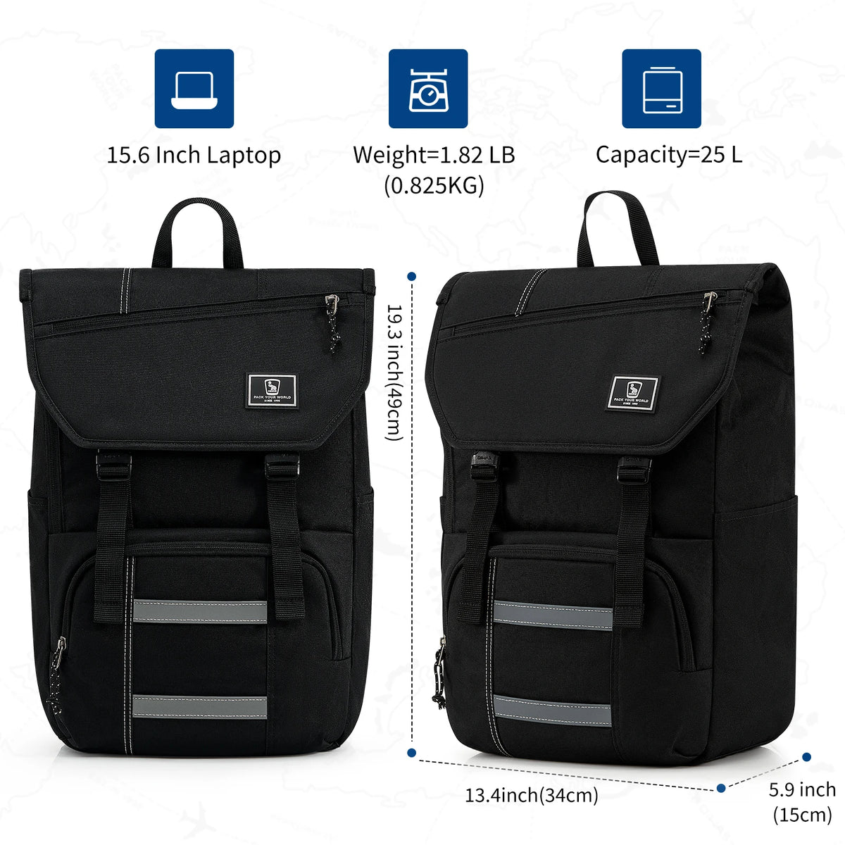 OIWAS Waterproof Backpack for Daily Travel Suitable for Everyday Outings