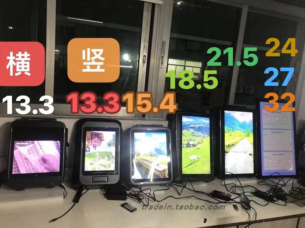 15.4-inch LCD Advertising Machine Backpack, All-LCD Screen with Video & Imagewith Android system Play, Outdoor Marketing Device