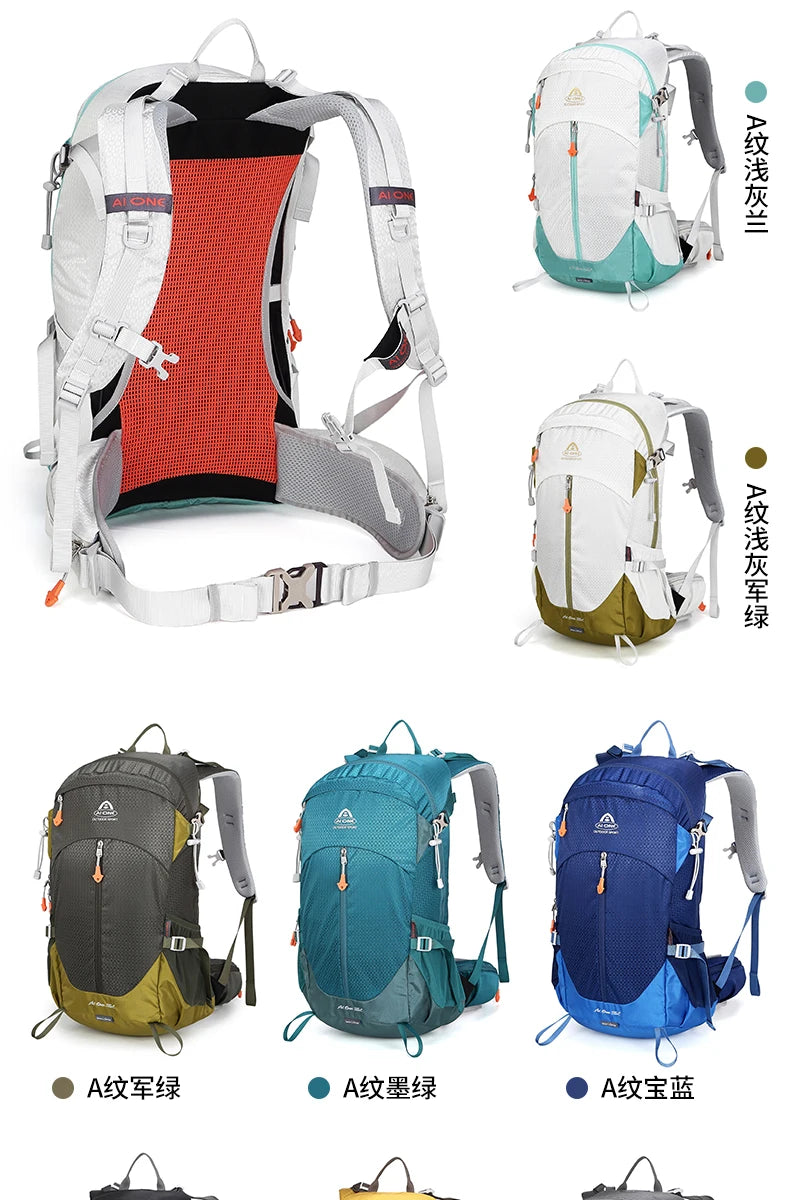 35L Outdoor Backpack Large Capacity Hiking Backpack Lightweight Mountaineering Climbing Bag for Travel Daypack for Trekking