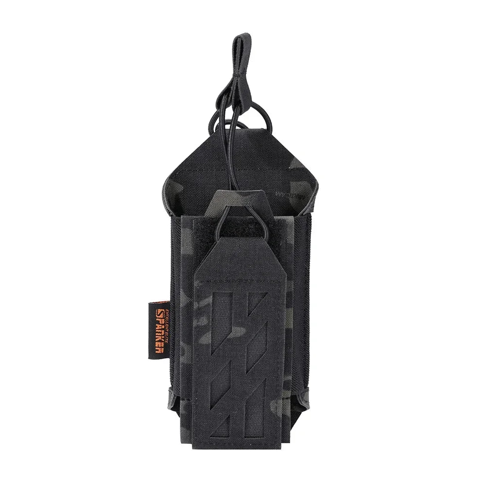 500D Tactical Walkie Talkie Pouch Nylon Molle Radio Pouch Portable Outdoor Hunting Sports Phone Holder Interphone Holster