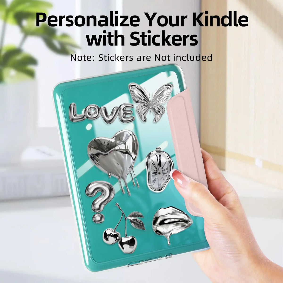 Magnetic Detachable Case for 6" Kindle (11th Gen 2022/2024) - Slim Lightweight PU Protective Cover, Auto Wake/Sleep
