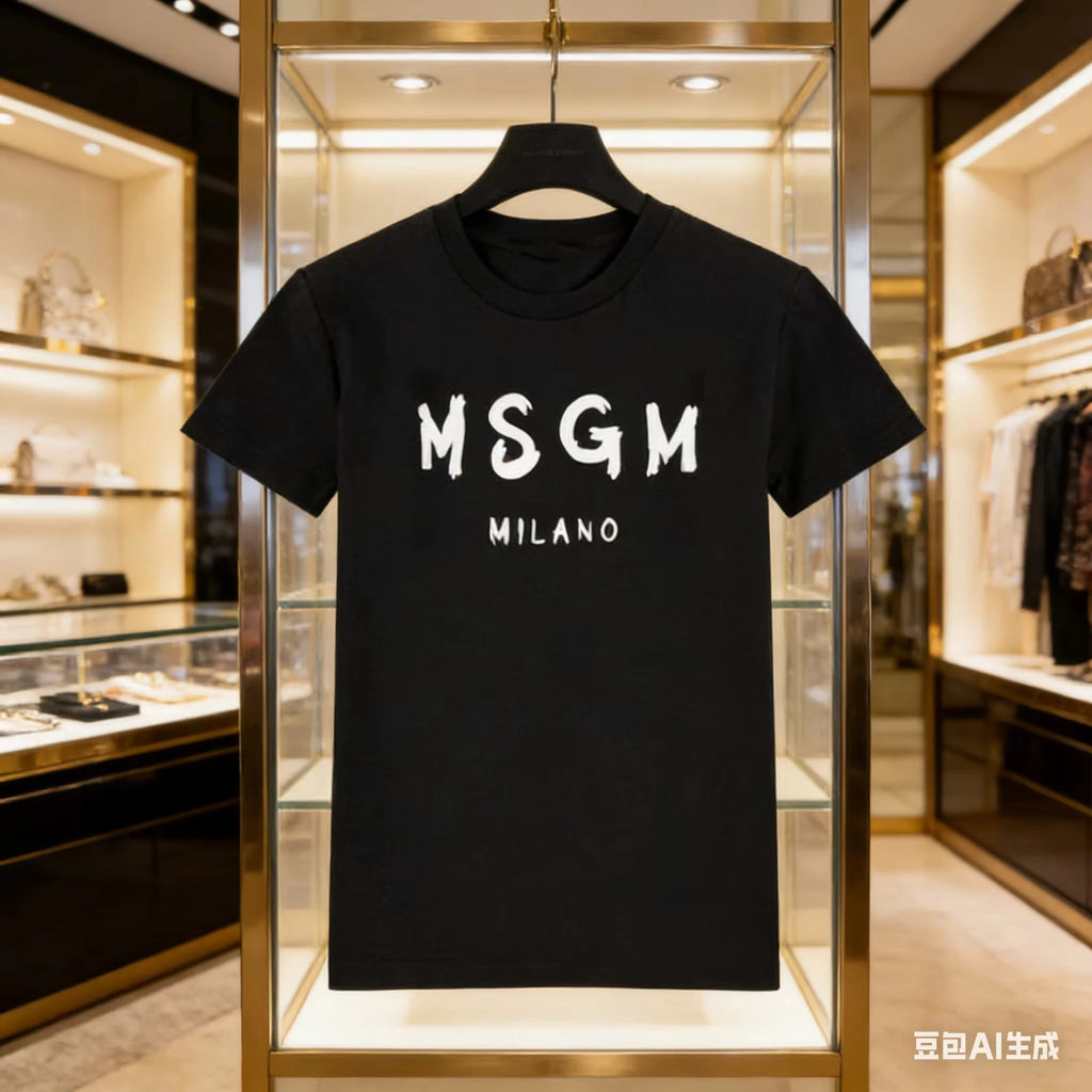 Korean Y2K Trend Simple Letter Print Unisex T Shirt 2026 Summer 100% Cotton Round Neck Loose Short Sleeve Casual Streetwear Tops