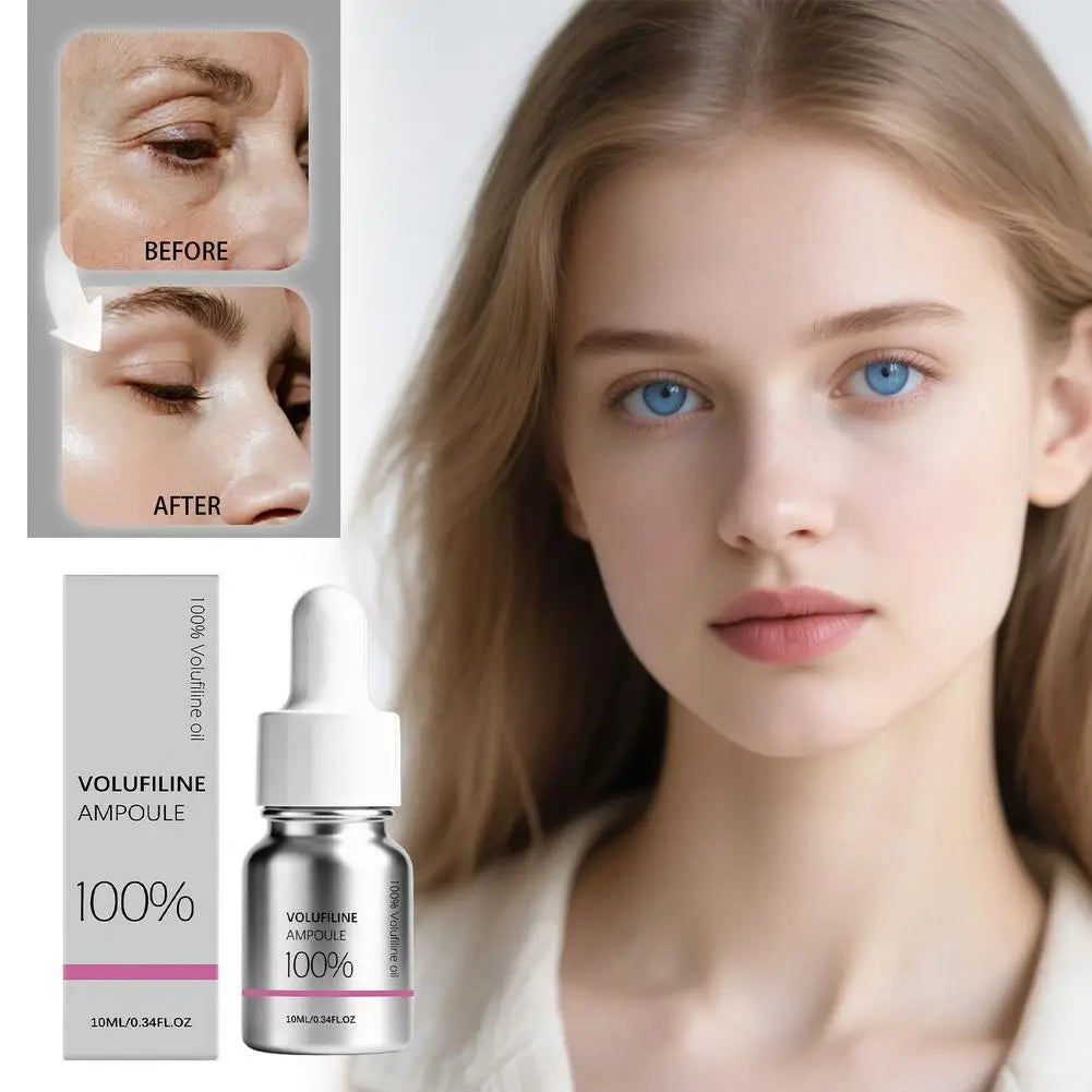 10ml 100% Volufiline Ampoule Serum Plumping Firming Moisturizing Serum Deeply Hydrates Improves Fine Lines Refreshes Non-sticky