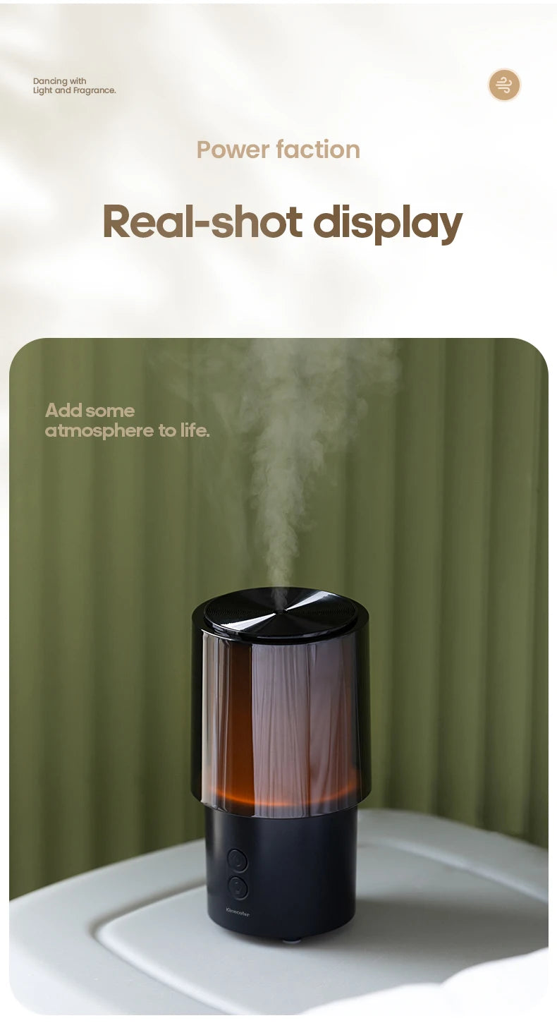 New Essential Oil Aroma Diffuser Minimalist Night Lamp Desktop Mini Air Humidifier 140ml Ultrasonic Sprayer for Hotel Home Gift