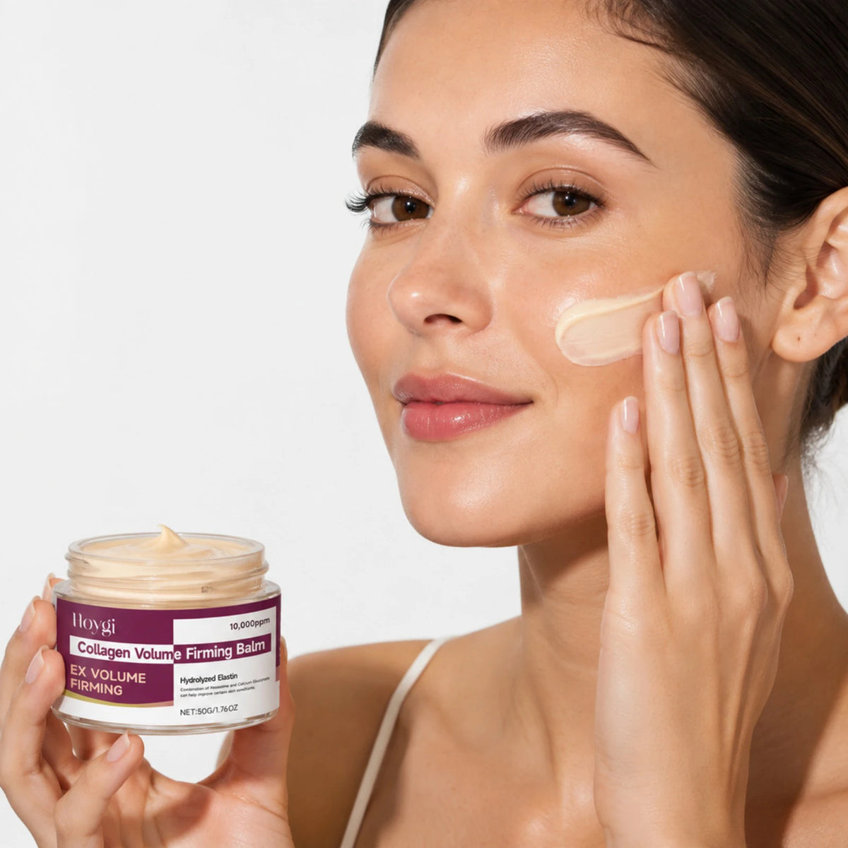 Korea Calcium Nourish Collagen Set Aging Calcium Volume Balm+Facial Serum+Eye Cream+Multi Balm Fade Fine Lines Daily Skincare