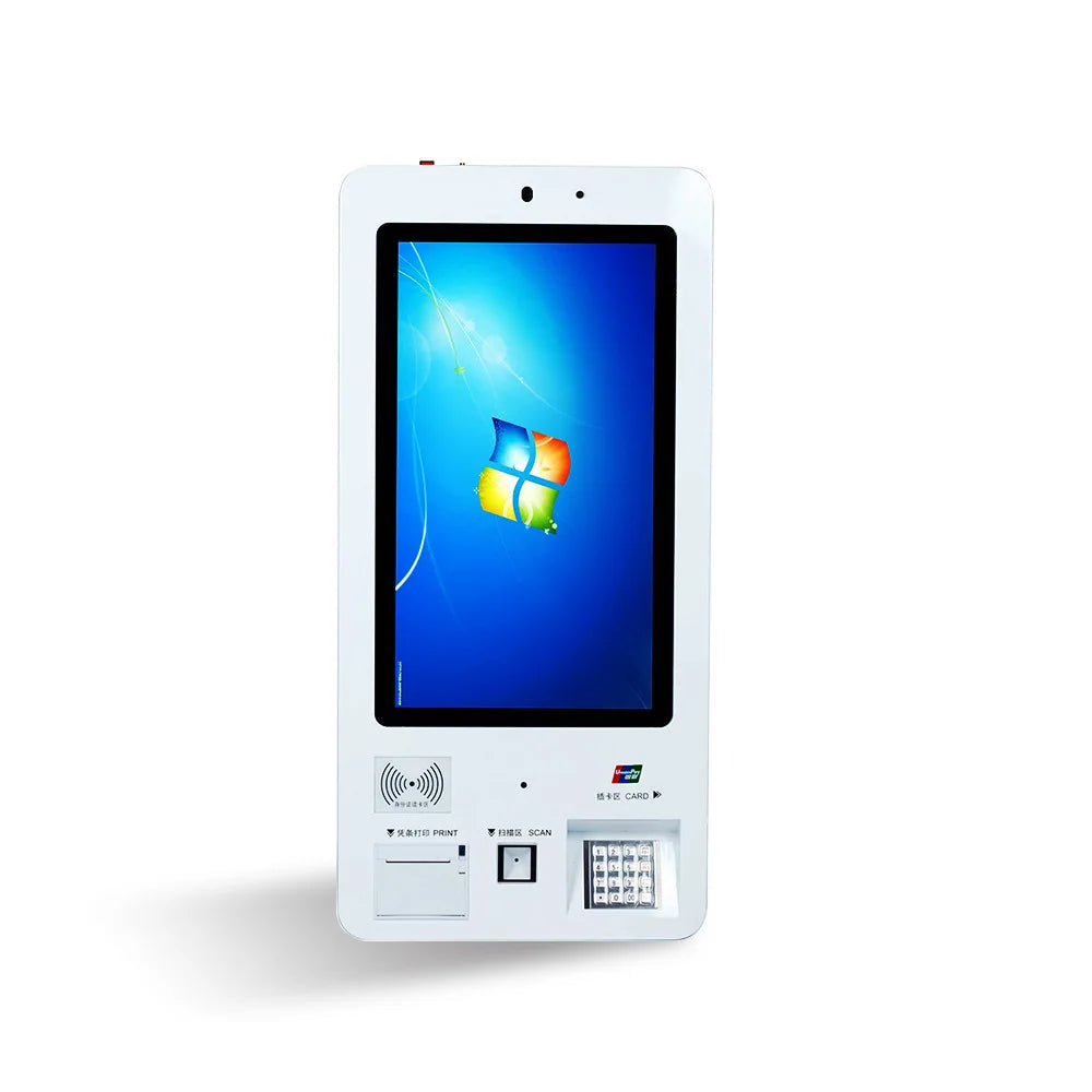 21.5'' 24'' 27'' 32'' Capacitive Touchscreen Android Self-Service Kiosk For Indoor Outdoor Fast Food Restaurant Payment Kiosks