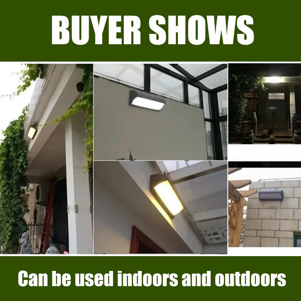 Outdoor LED Wall Lamp Waterproof Exterior Wall Light For Porch Garage Garden Courtyard Villa Indoor Wall Lamp Light 110V 220V