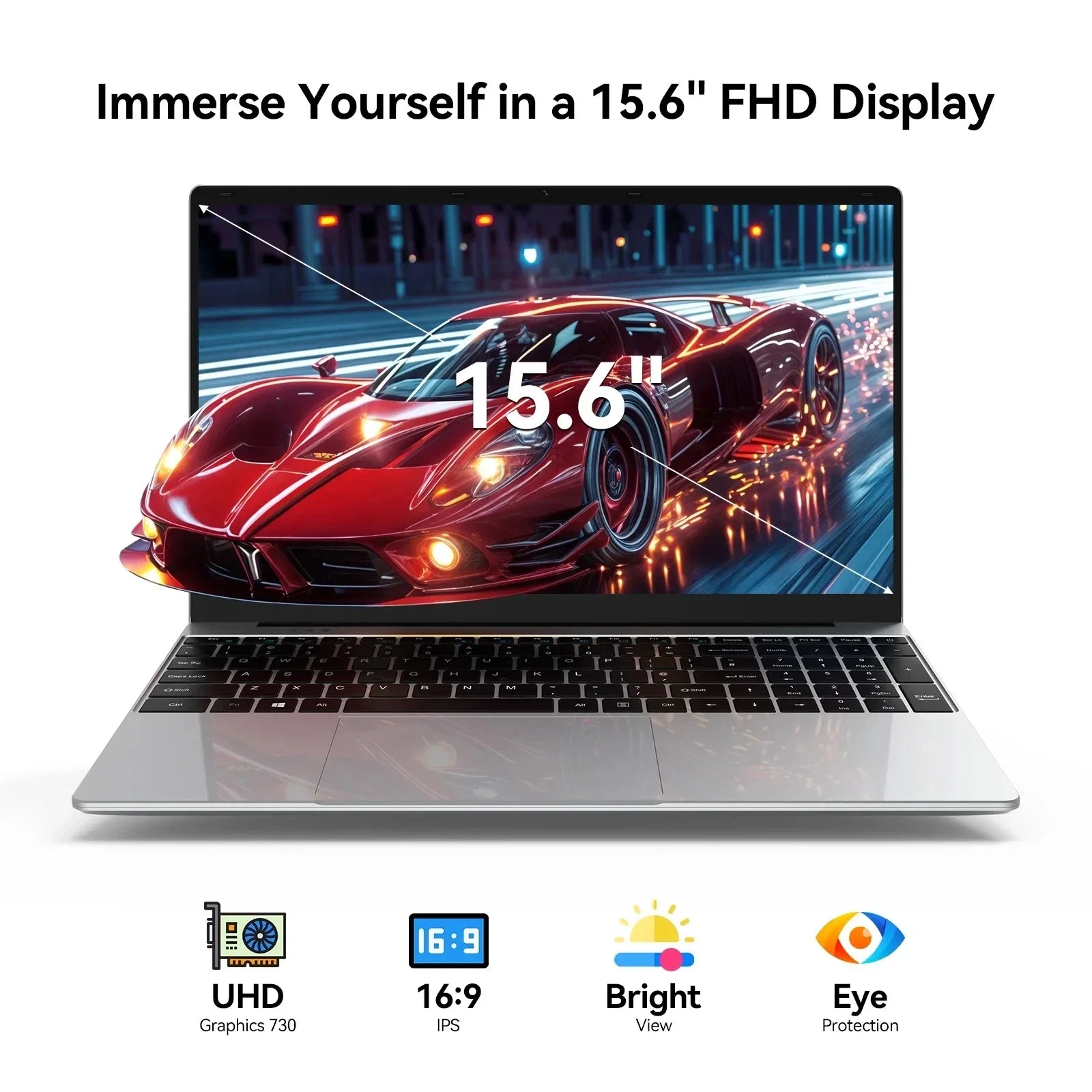 2026 HOT 15.6" Laptop 32GB 2TB Windows 11 Intel Core I9 9900 Gaming Computer PC 1920*1080 HD Gamer Office Ultra Slim Notebook