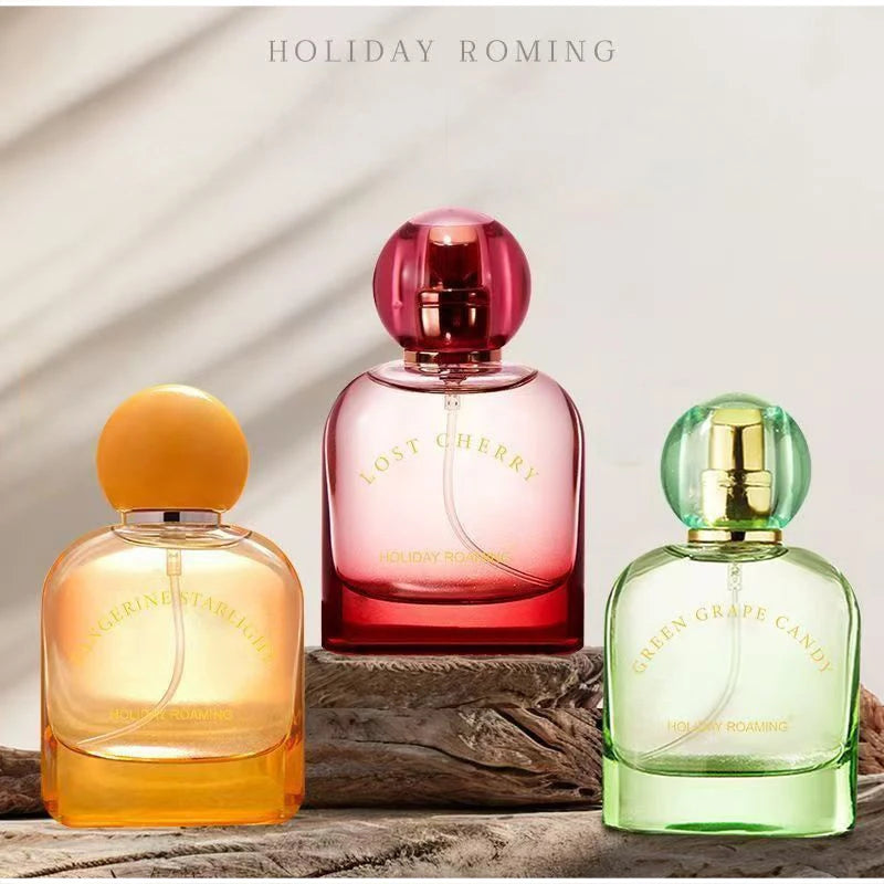 Russia Popular Women Eau De Parfum 50ml Orange Grape Cherry Scents Long-lasting Light Fragrance Women Natural Fruity Perfume