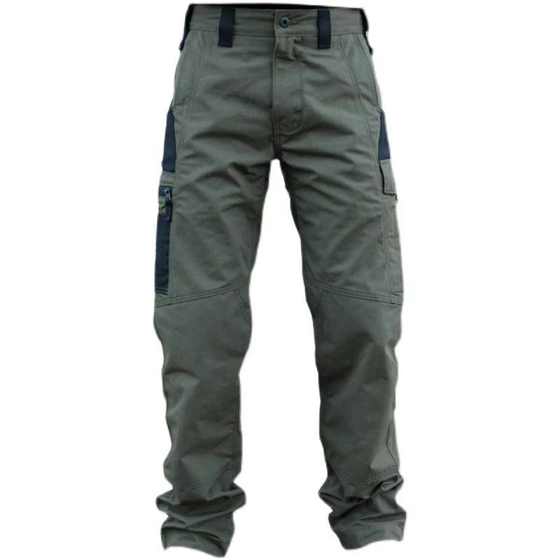 Multi-Pocket Men's Tactical Casual Pants Cargo Pants Outdoor Hiking Trousers Wear-Resistant Training Overalls