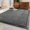 Doormat Non Slip Waterproof Dustproof Carpet Bath Mat Rubber Indoor Outdoor Rug Durable Home Hotel Entrance Doormat 75*45cm