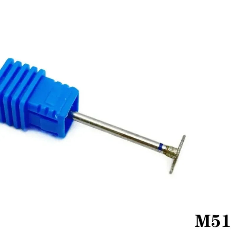 Flame Cone Cuticle Clean Nail Drill Bit 3/32'', Professional Safety Carbide Diamond Nail Bit Nail Cleaner for Cuticle Dead Skin
