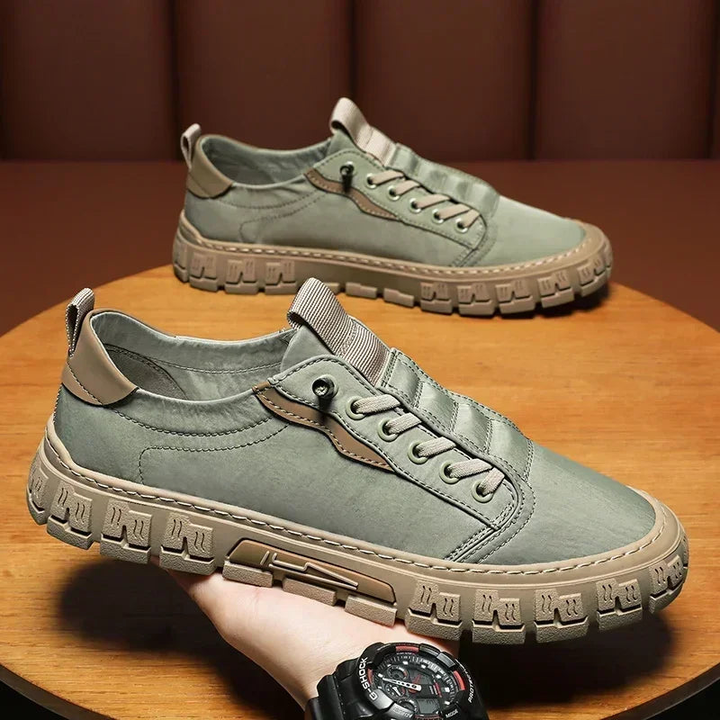 2025 Men Casual Sneakers Mesh Platform Breathable Lightweight Shoes Outdoor Walking Sports Shoes Tenis Masculino Zapatillas