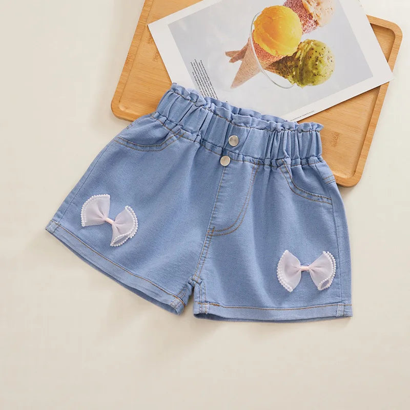 1pcs Kids Baby Summer Cool Cute Denim Clothing Shorts Pants Jeans Clothes Children Girls Casual Short Trousers Infant Bottoms