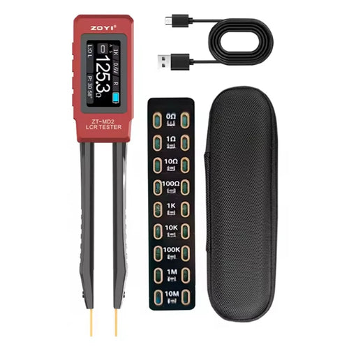 -MD2 Digital Smart Tweezer Meter for Resistance Capacitance Inductance Intelligent Digital Tweezers Calibration Board Beauty