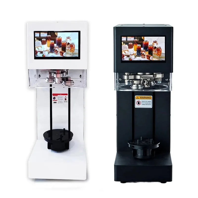 Commercial Aluminum Cover Cup Sealing Machine Fully Automatic Can Sealing Machine for Milk Tea Shop Beverage Can Sealing Machine
