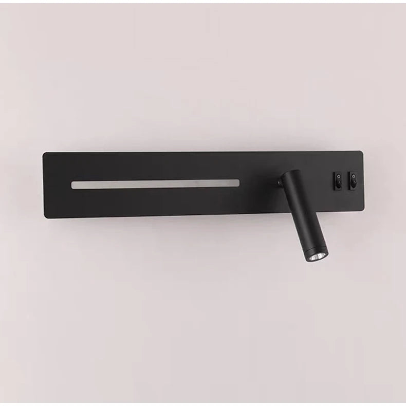 LED Wall Light Interior  Mobile Phone Charging USB Wall Lamps With Switch Bedroom Bedside Reading Lights Decoration Living Room