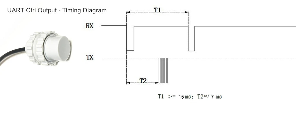 Underwater Submarine Ultrasonic Sensor Module Probe for Distance Measurement Obstacle Avoidance IP68 UART/RS485 Range 600cm