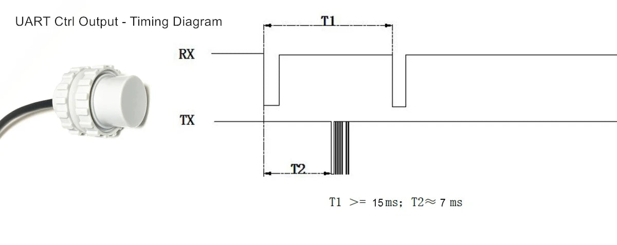 Underwater Submarine Ultrasonic Sensor Module Probe for Distance Measurement Obstacle Avoidance IP68 UART/RS485 Range 600cm