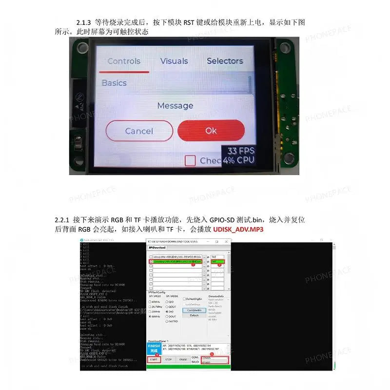 ESP32 Module 2.8 Inch LCD Touch Screen WiFi Bluetooth Electronic Part For DIY Project